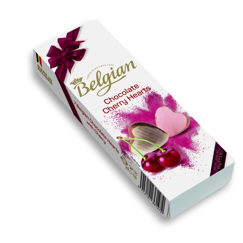 Belgian Chocolate Hearts 65g