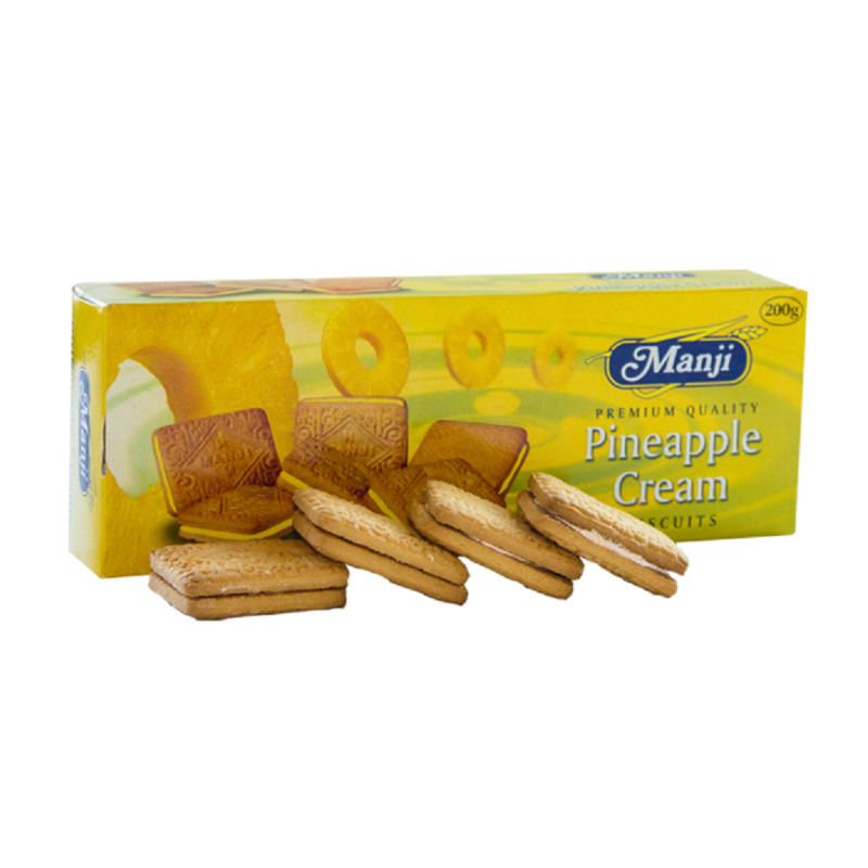 MANJI PINEAPPLE CREAM BISCUITS 160G