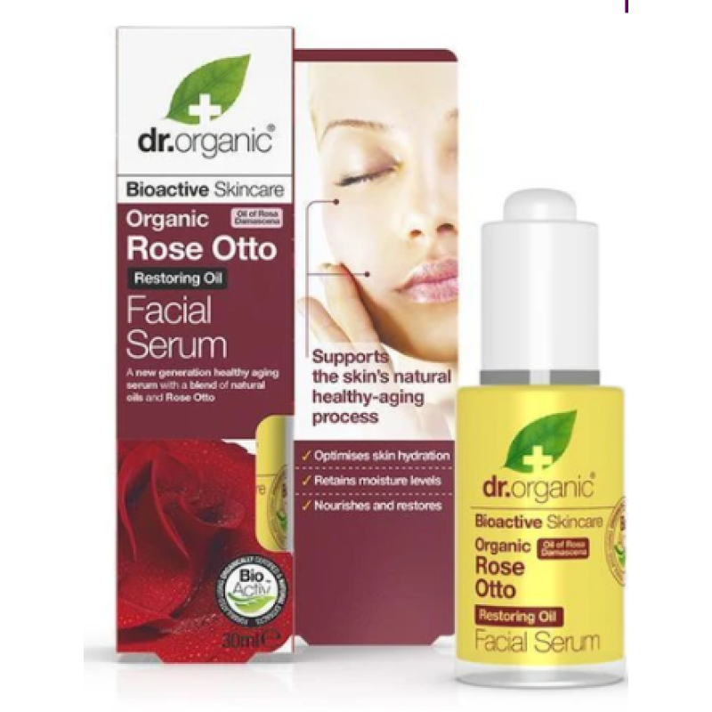 DR ORGANIC ROSE OTTO FACIAL SERUM 30ML