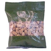 GREENFOREST 100G PEELED, ROASTED & SALTED PEANUTS