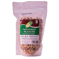 GREENFOREST 250G PEELED, ROASTED & SALTED PEANUTS