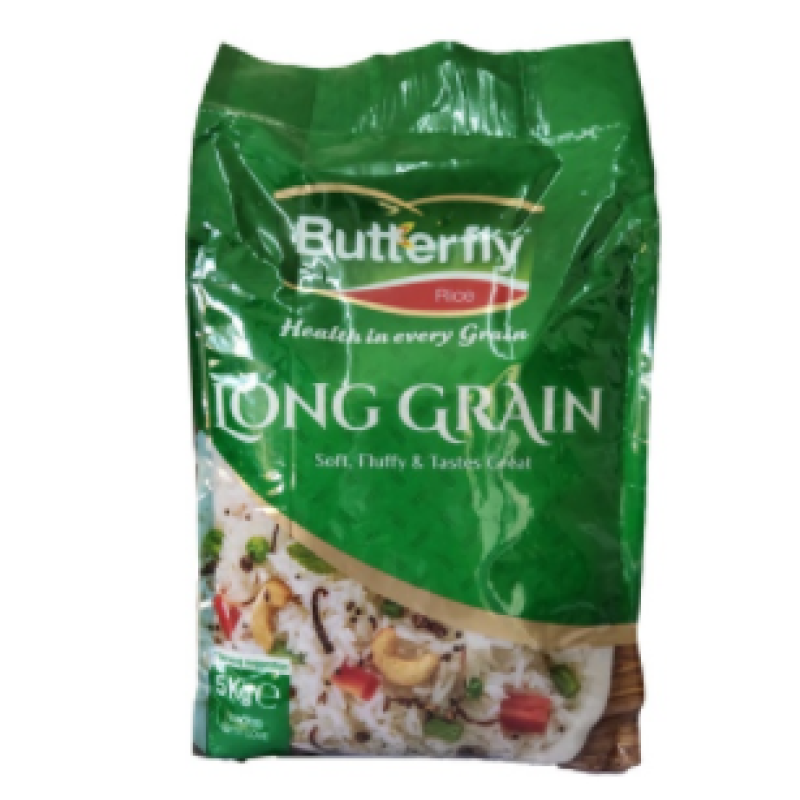 BUTTERFLY RICE- LONG GRAIN 5KG