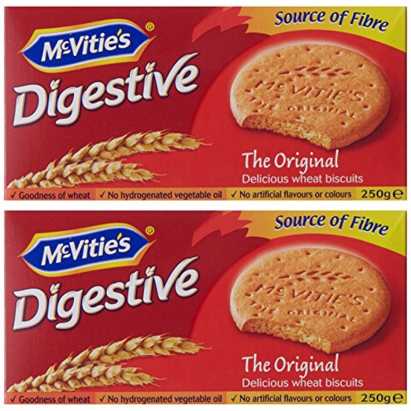 MCVITIES  DIGESTIVE BISCUITS 250G  BUY 2 GET 1 FREE