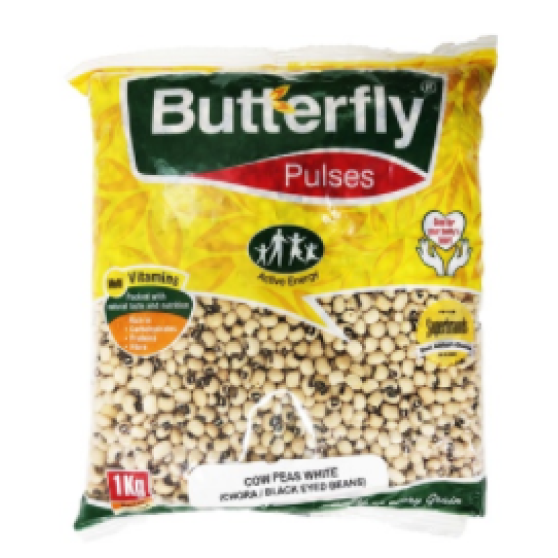 BUTTERFLY COW PEAS WHITE (CCHORA BEANS) 1KG