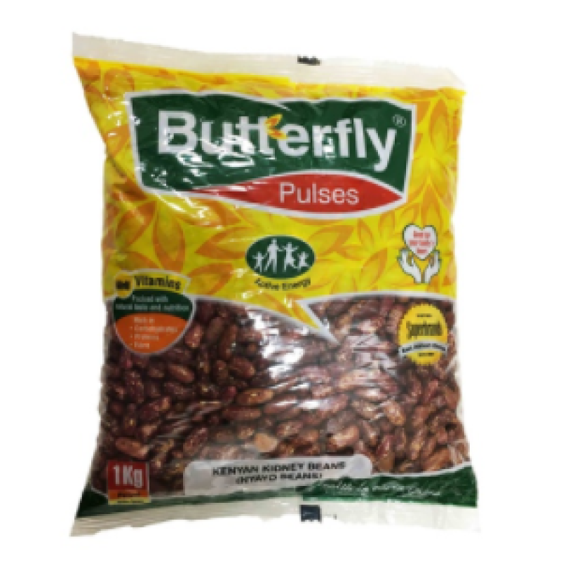 BUTTERFLY KENYAN KIDNEYBEANS (NYAYO BEANS) 1KG