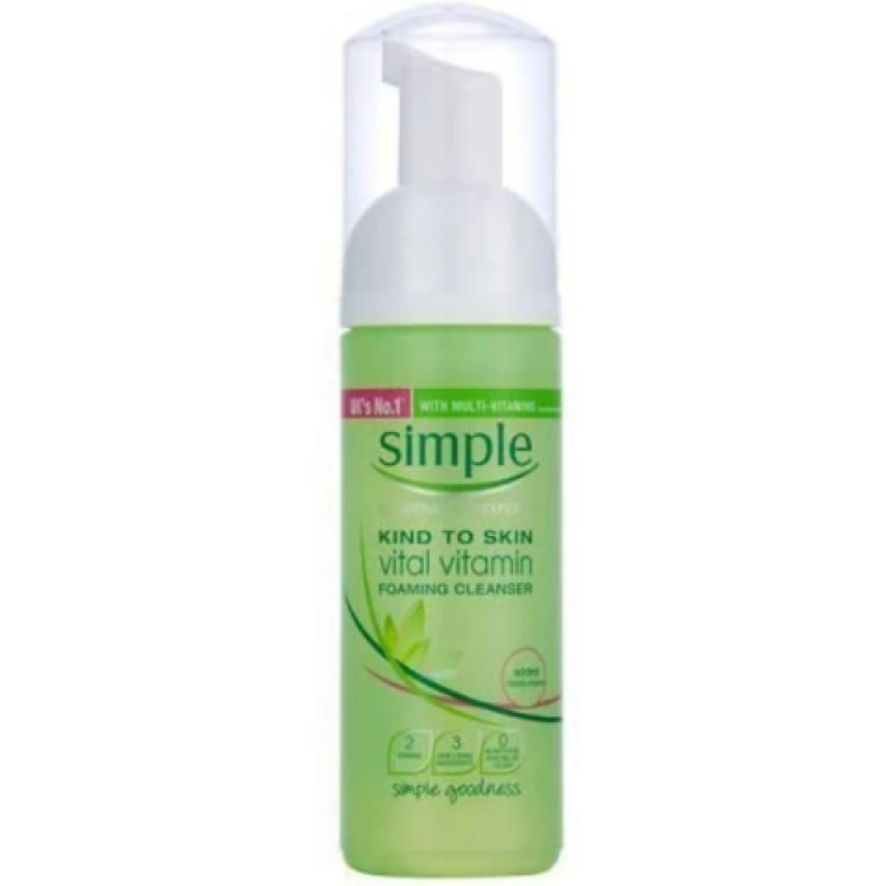 SIMPLE VITAL VITAMIN FOAMING CLEANSER  150ML