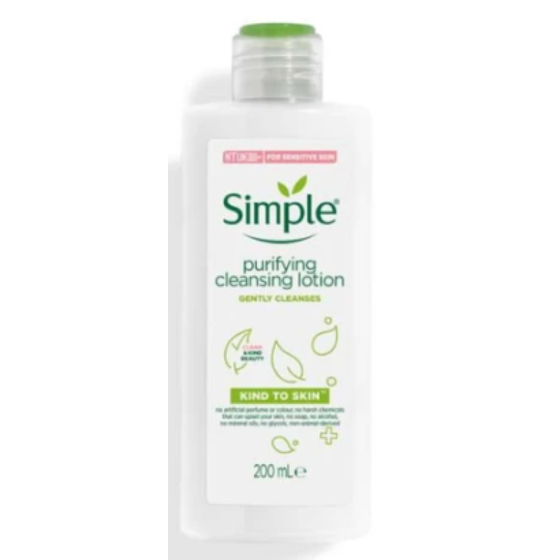 SIMPLE KIND TO SKIN  PURIFYING CLEANSING LOTION 200ML