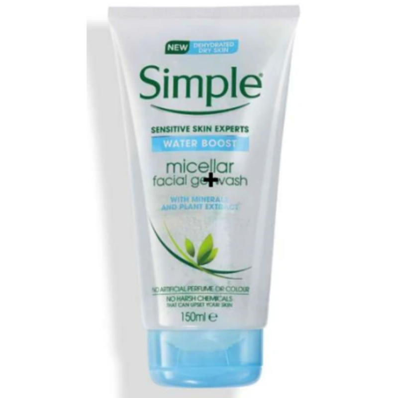 SIMPLE WATER BOOST MICELLAR FACIAL WASH GEL 150ML 