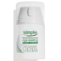 SIMPLE AGE RESISTING NIGHT CREAM 50ML