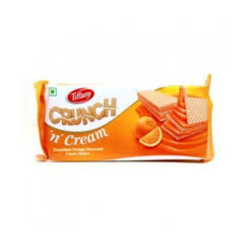 TIFANNY CREAM WAFERS ORANGE  153 G