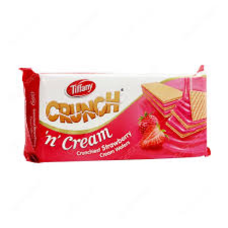 TIFANNY CREAM WAFERS STRAWBERRY 153 G