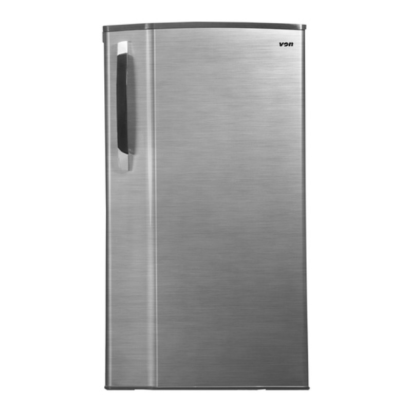 VON VARS-19DHS SINGLE DOOR FRIDGE - 166L, SILVER