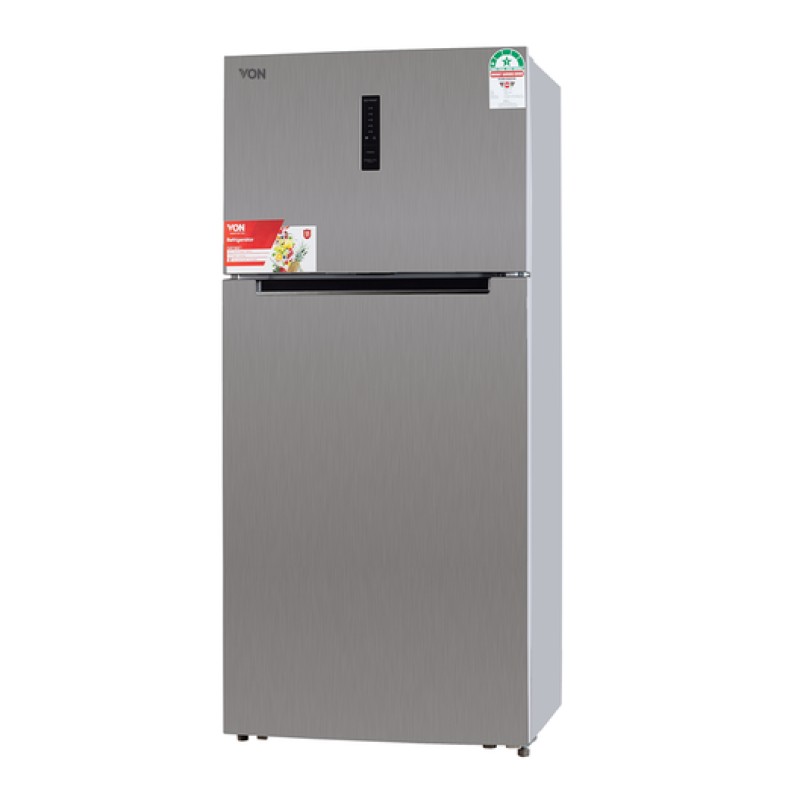 VON VART-78NHS DOUBLE DOOR FRIDGE 480L - SILVER