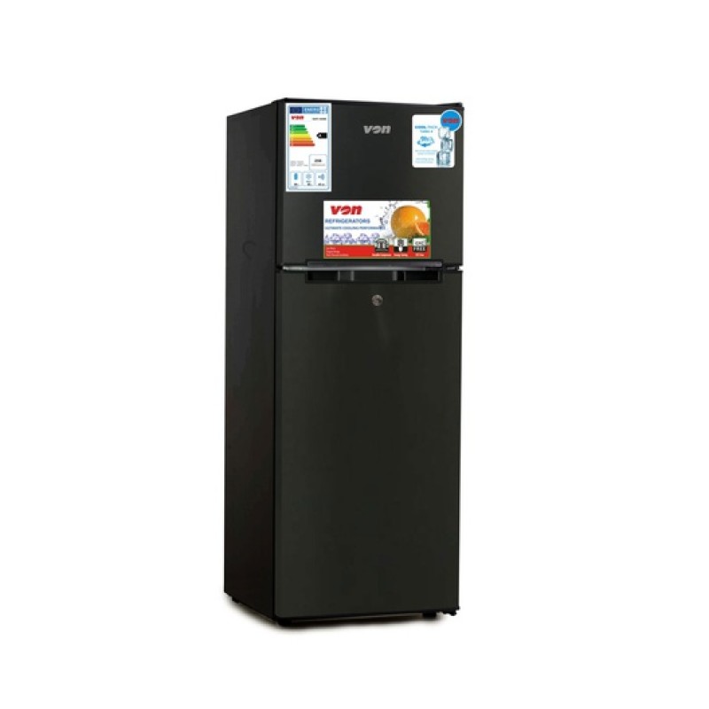 VON VART-18DMS DOUBLE DOOR FRIDGE 138L - STAINLESS STEEL