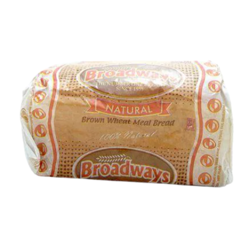 BROADWAYS NATURAL BROWN BREAD 200GMS