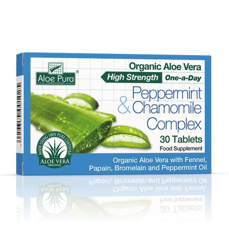 ALOE VERA PEPPERMINT AND CHAMOMILE COMPLEX TABS 30'S