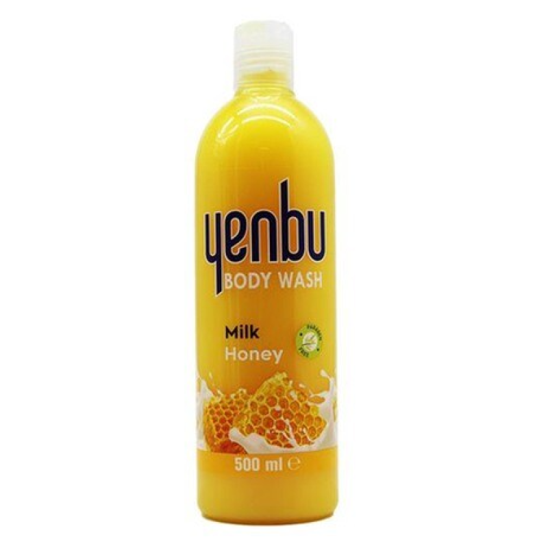 YENBU MILK HONEY BODY WASH 500Ml 