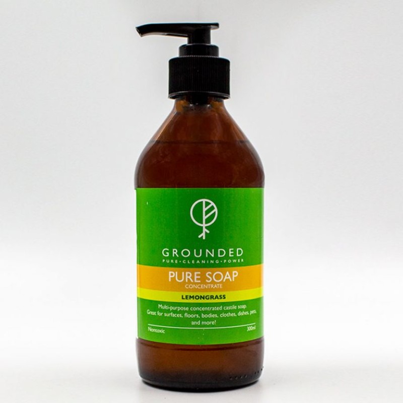 GROUNDED PURE SOAP CONCENTRATE LEMONGRASS 300ML