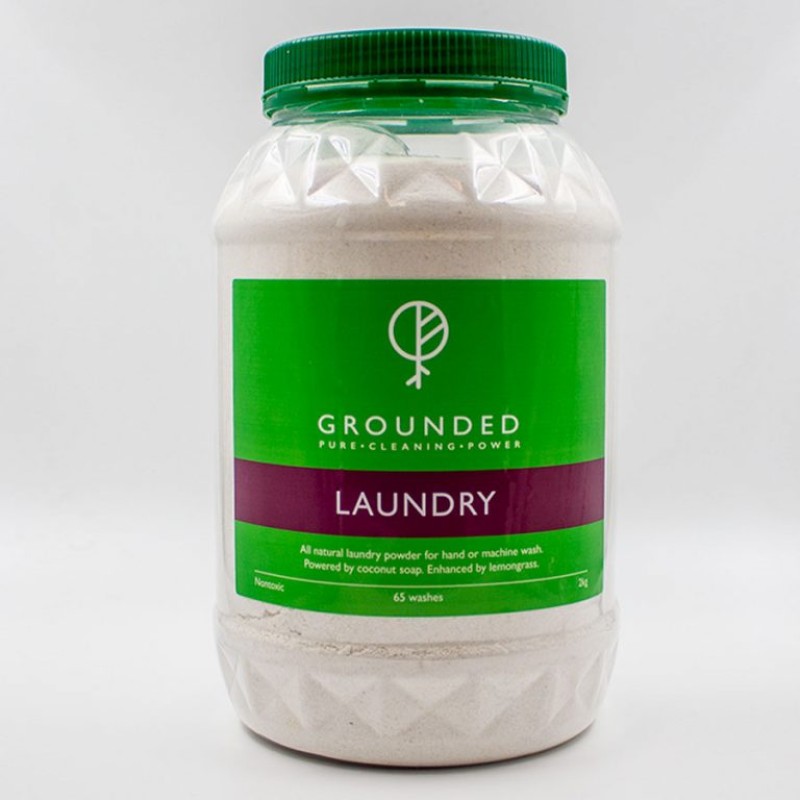 GROUNDED LAUNDRY POWDER WASHES 1KG