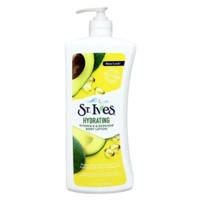 ST. IVES HYDRATING VITAMIN E AND AVOCADO BODY LOTION 621ML 