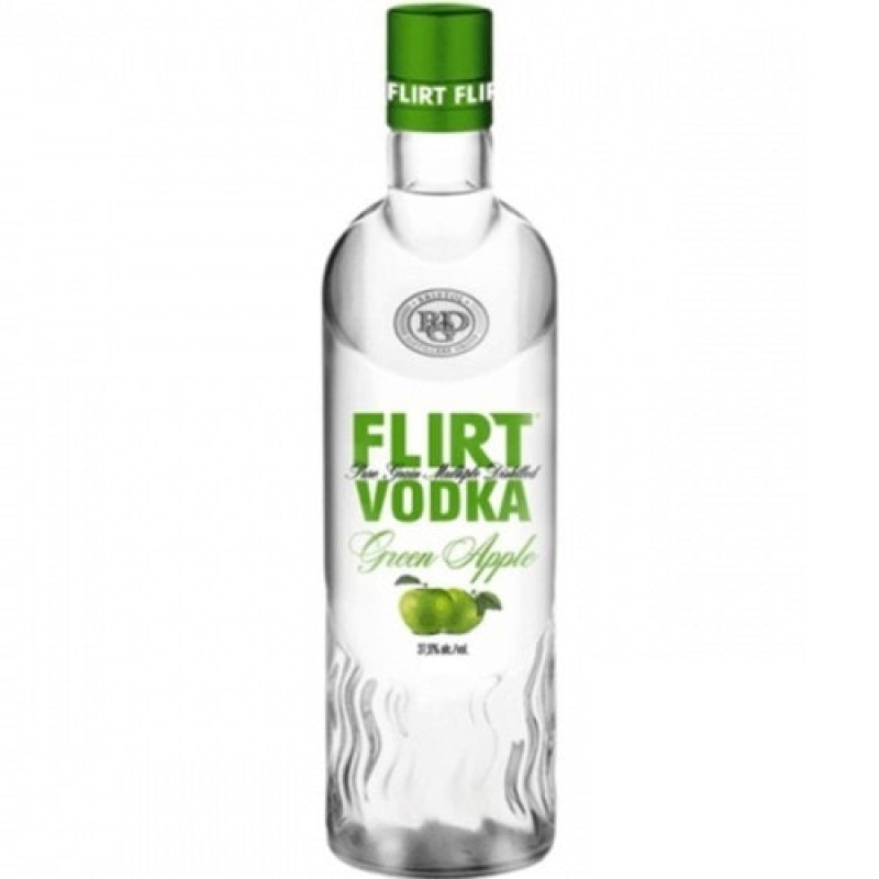 FLIRT VODKA GREEN APPLE 1L