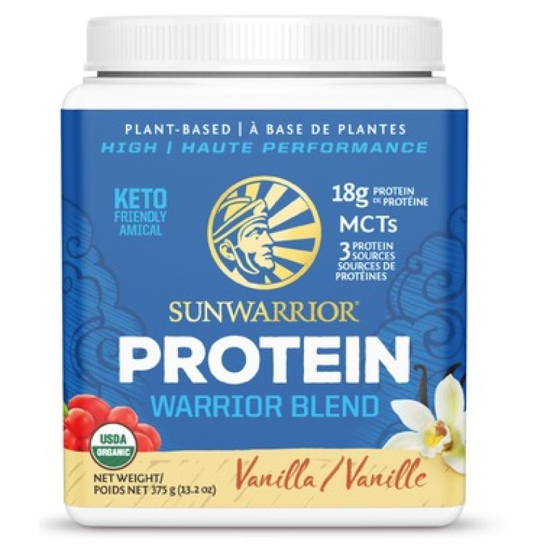 SUNWARRIOR WARRIOR PROTEIN BLEND VANILLA 375G