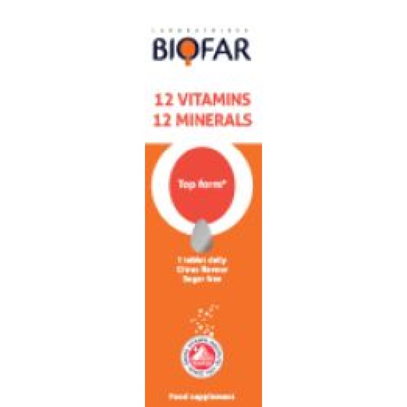 Biofar 12 Vitamins-12 Minerals Food Supplements