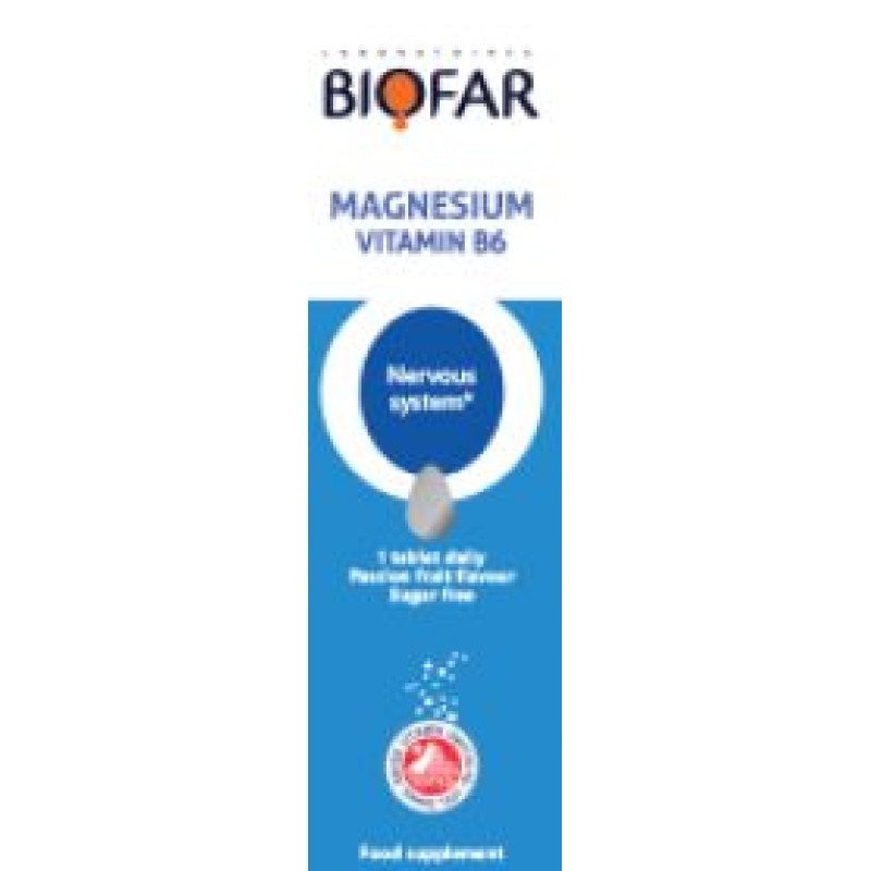 Biofar Magnesium B6 Vitamins Food Supplements