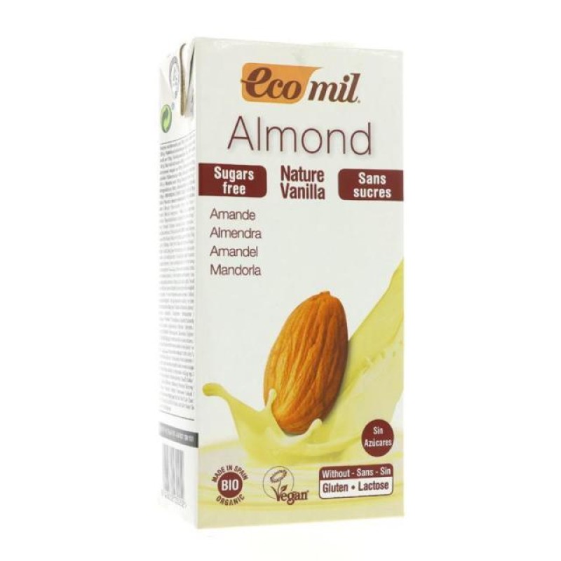 ECOMIL ALMOND SUGAR-FREE VANILLA DRINK 1LTR