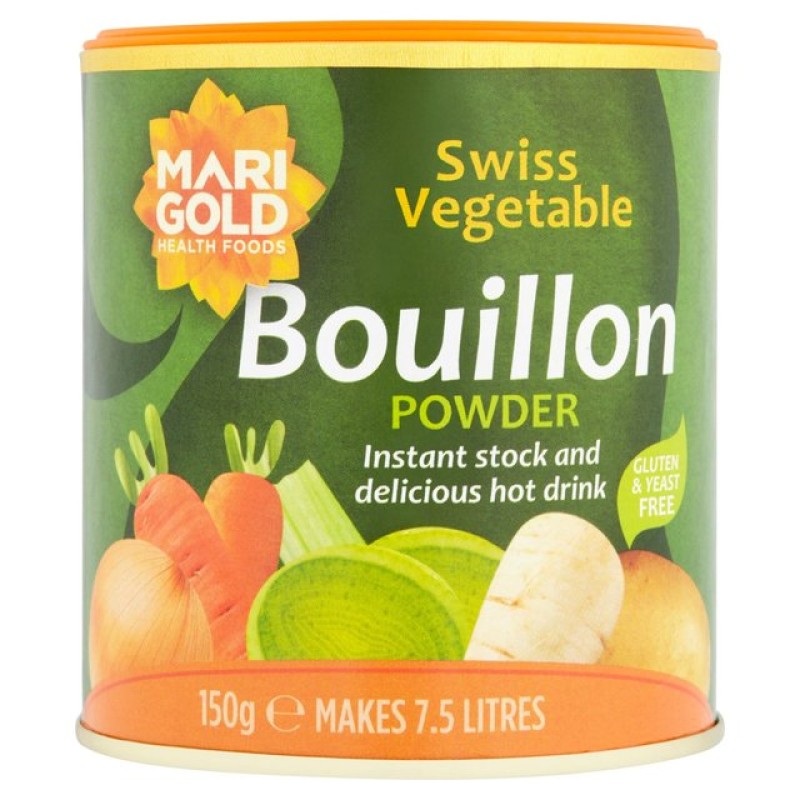 MARIGOLD SWISS VEG BOUILLON 150G GREEN