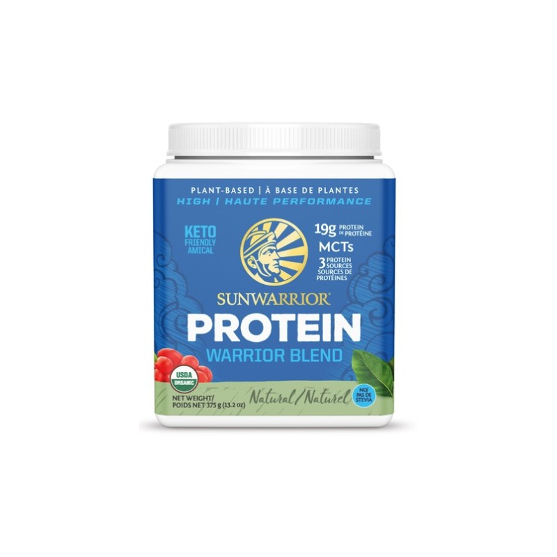 SUNWARRIOR BLEND ORGANIC PROTEIN – NATURAL 375G