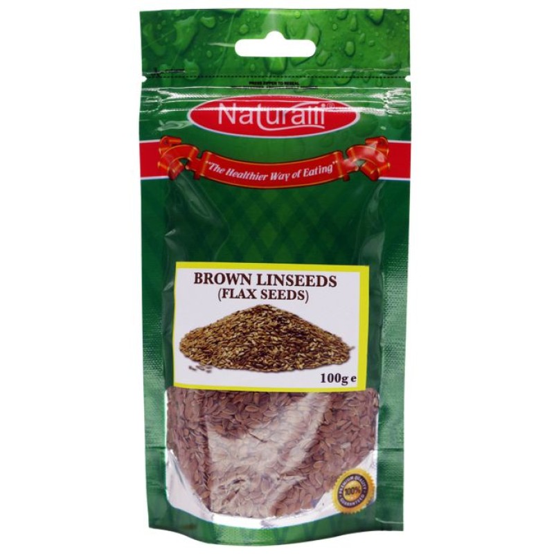 NATURALLI LINSEEDS BROWN 100GM