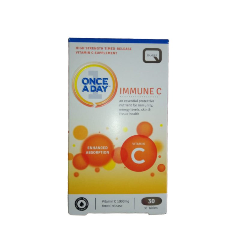 QUEST ONCE A DAY IMMUNE C TABLETS 30'S