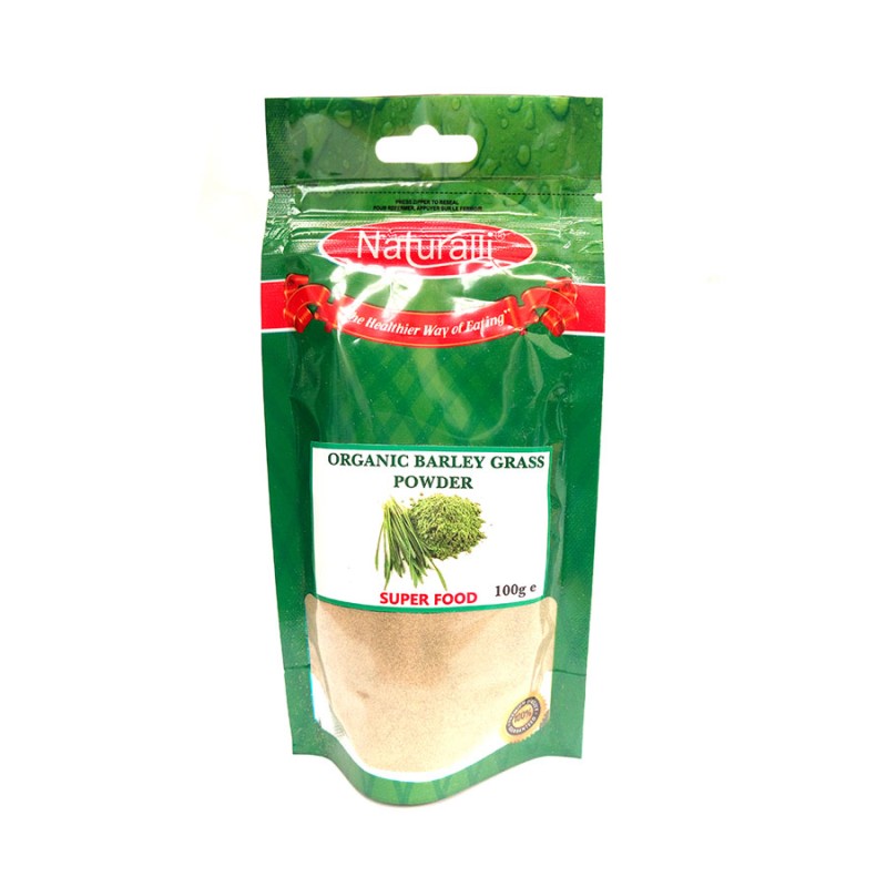 NATURALLI ORGANIC BARLEY GRASS POWDER 100G