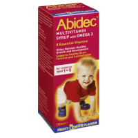 Abidec multivitamin syrup with omega 6 & 9 150ml