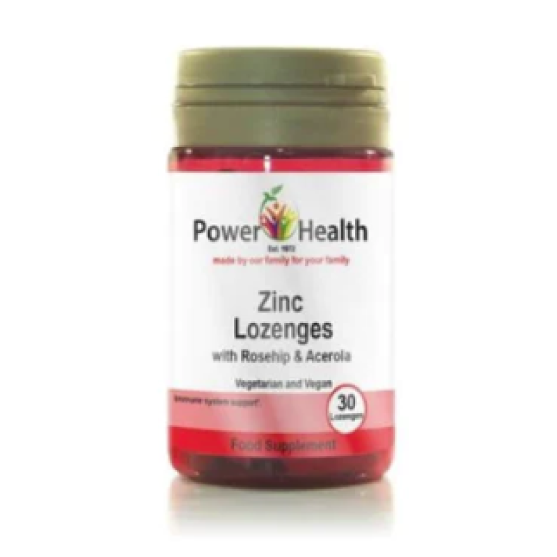 POWERHEALTH ZINC LOZENGES 30s