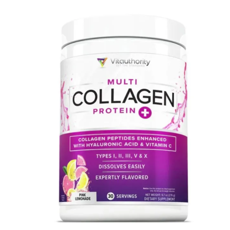 VITAUTHORITY MULTI COLLAGEN PROTEIN + PINK LEMONADE 30SVS 276G