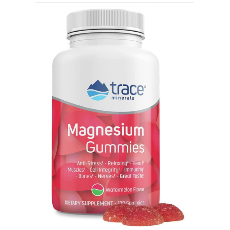 TRACE MINERALS MAGNESIUM GUMMIES WATERELON 120S