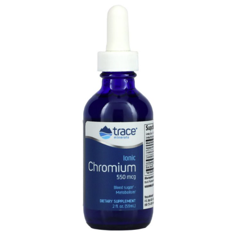 TRACE MINERALS LIQUID IONIC CHROMIUM 550MG