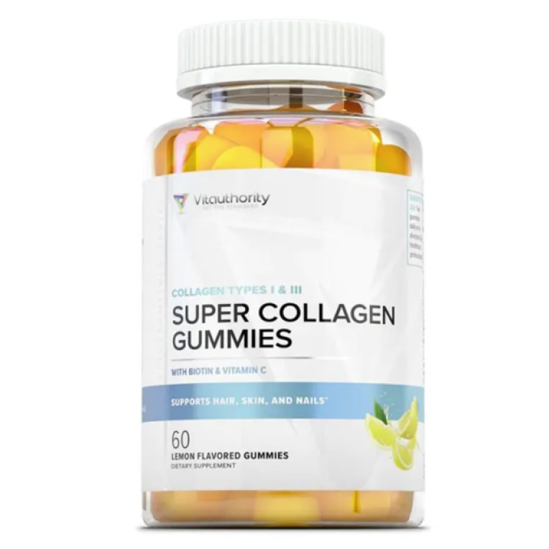 VITAUTHORITY SUPER COLLAGEN LEMON FLAVOR GUMMIES 60S