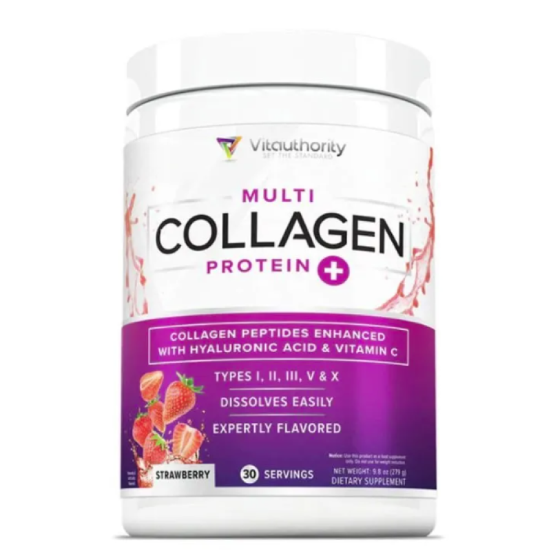 VITAUTHORITY MULTI COLLAGEN PROTEIN + S/BERRY 30SVS 279G