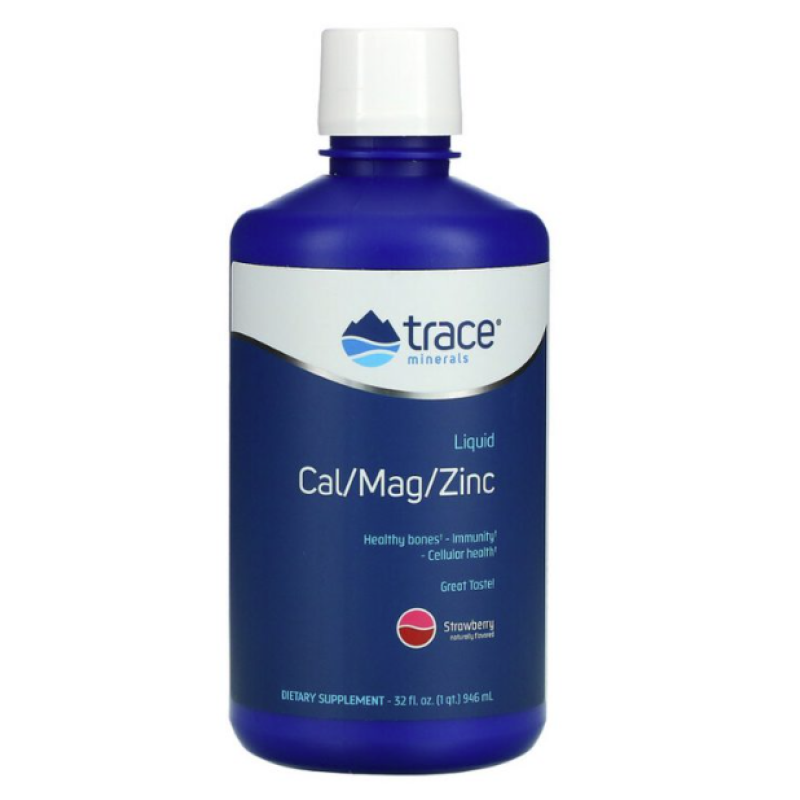 TRACE MINERALS LIQUID CALMAGZINC NATURAL FLAVOUR 16F 473ML