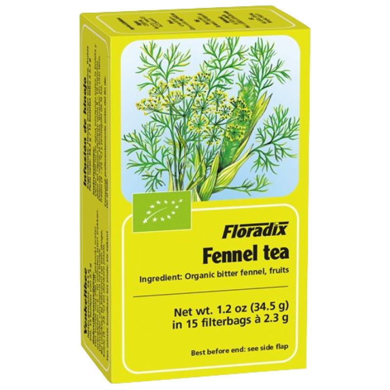 FLORADIX FENNEL HERBAL TEA BAGS 15's