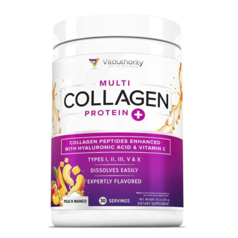 VITAUTHORITY MULTI COLLAGEN PROTEIN + PEACH MANGO 30SVS 285G