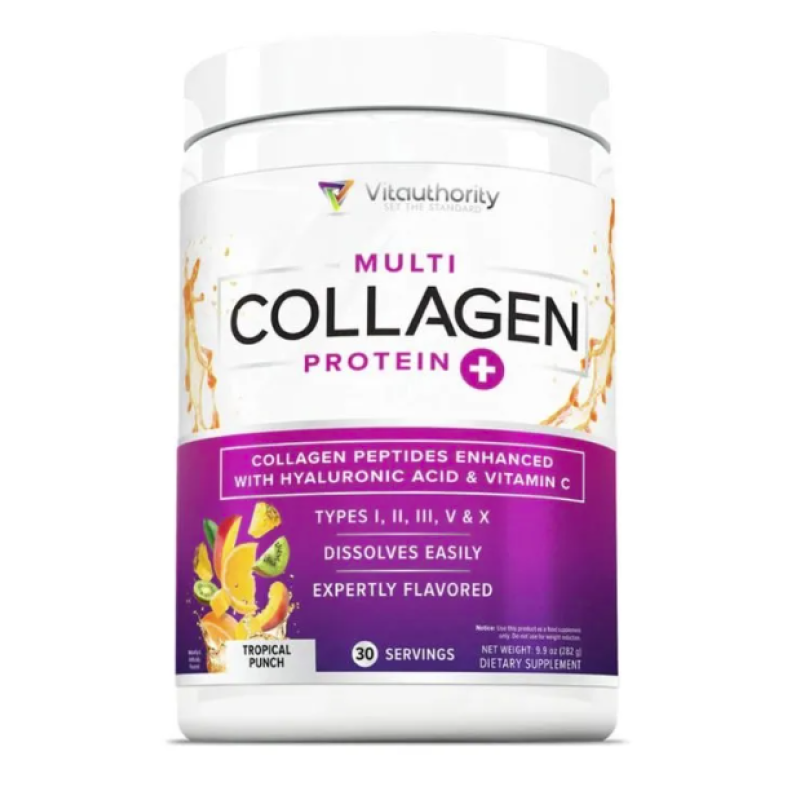 VITAUTHORITY MULTI COLLAGEN PROTEIN TROPICAL + PUNCH 30SVS 282G