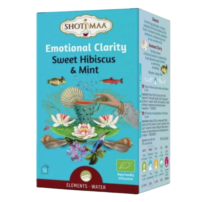 SHOTI MAA EMOTIONAL CLARITY – SWEET HIBISCUS & MINT TEA 16’S 32G