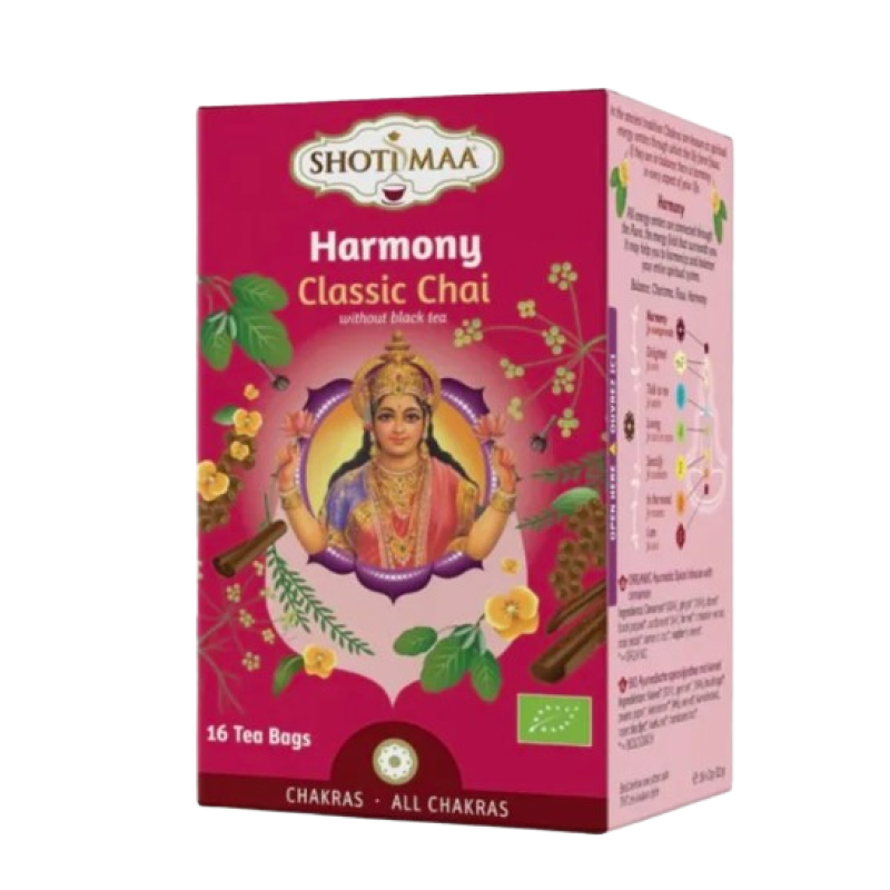 SHOTI MAA HARMONY – CLASSIC CHAI WITHOUT BLACK TEA 16’S