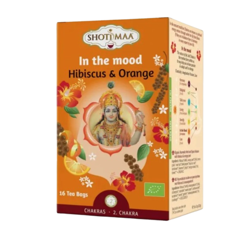 SHOTI MAA IN THE MOOD – HIBISCUS & ORANGE TEA 16’S