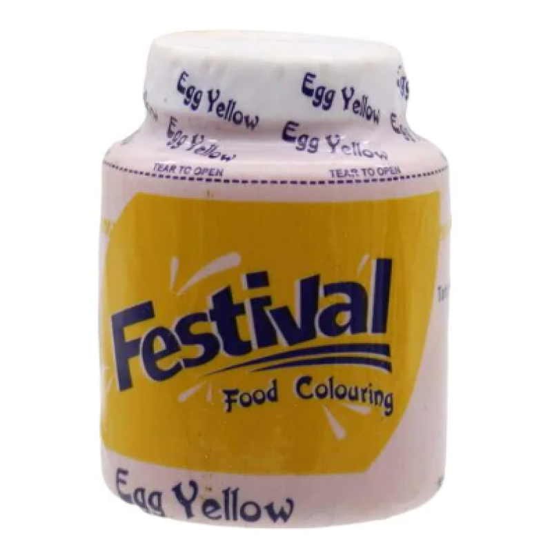 FESTIVAL EGG YELLOW FOOD COLOUR 40G 