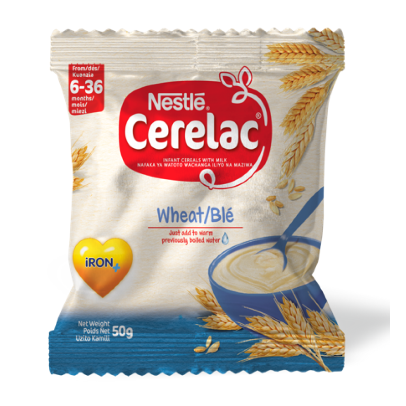 NESTLE CERELAC INFANT CEREALS WITH MILK WHEAT SACHET 50G